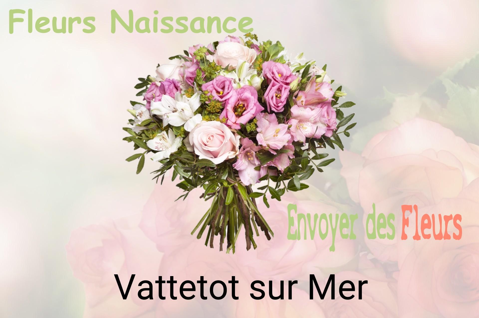 Bouquet de fleurs de naissance livré à Vattetot-sur-Mer